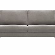 Sofa Gotera – 3-Sitzer inkl. Rückenlehne verstellbar, Stoff, Nougat