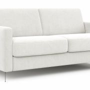 Schlafsofa Laredo – 2,5-Sitzer inkl. Schlaffunktion, Stoff, Offwhite