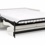 Schlafsofa Laredo – 2,5-Sitzer inkl. Schlaffunktion, Stoff, Offwhite