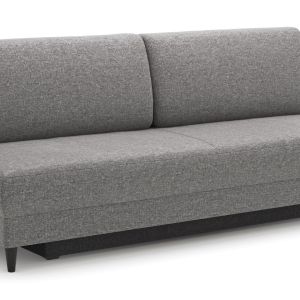 Schlafsofa Salema – 3-Sitzer mit Schlaffunktion (Liegefläche ca. 140×200 cm), Stoff, Graphit