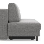 Schlafsofa Salema – 3-Sitzer mit Schlaffunktion (Liegefläche ca. 140×200 cm), Stoff, Graphit