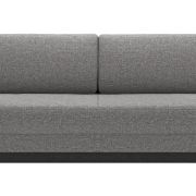 Schlafsofa Salema – 3-Sitzer mit Schlaffunktion (Liegefläche ca. 140×200 cm), Stoff, Graphit