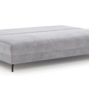 Schlafsofa Salema – 3-Sitzer mit Schlaffunktion (Liegefläche ca. 150x200cm), Stoff, Hellgrau