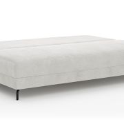 Schlafsofa Salema – 3-Sitzer mit Schlaffunktion (Liegefläche ca. 150x200cm), Stoff, Weiß
