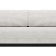 Schlafsofa Salema – 3-Sitzer mit Schlaffunktion (Liegefläche ca. 140×200 cm), Stoff, Weiß