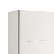 Schwebetürenschrank Viana – B ca. 301 cm, Lack, Weiß