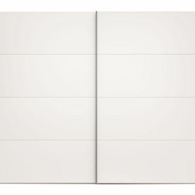 Schwebetürenschrank Viana – B ca. 301 cm, Lack, Weiß