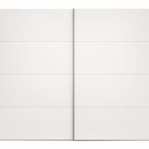 Schwebetürenschrank Viana – B ca. 301 cm, Lack, Weiß