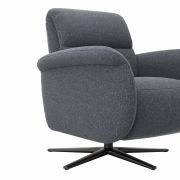 Sessel Gotera – Größe M, inkl. Rückenverstellung, Stoff, Anthrazit