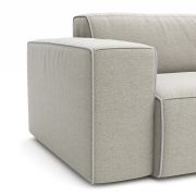 Sofa Elementos – 3-Sitzer, Stoff, Natur