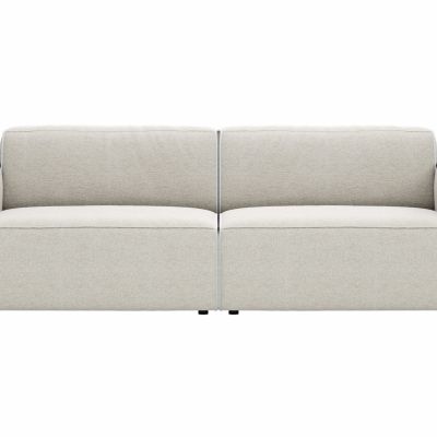 Sofa Elementos – 3-Sitzer, Stoff, Natur