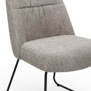 Stuhl Sagres – Stoff, Graubeige