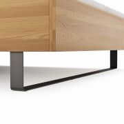 Bett Lenoso – Liegefläche ca. 180×200 cm, Eiche Nachbildung