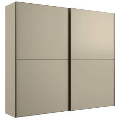 Schwebetürenschrank Solina Dover – B ca. 273 cm, Lack, Cappuccino