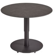 Couchtisch Camas – LBH ca. 75x75x42 cm, Keramik, Schwarz