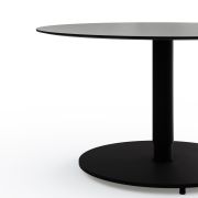 Couchtisch Camas – LBH ca. 75x75x42 cm, Keramik, Schwarz