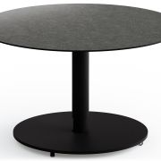 Couchtisch Camas – LBH ca. 75x75x42 cm, Keramik, Schwarz