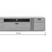 Lowboard Estana – Eiche massiv, legno