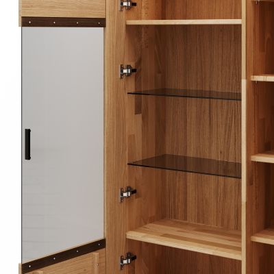 Vitrine Estana – Eiche massiv, legno