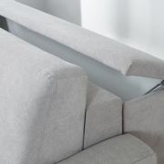 Bettbox EM Davos – Aufbewahrung, Stoff, Grau