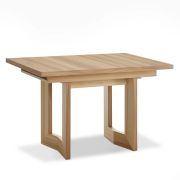 Esstisch EM 8310 – ausziehbar, LB ca. 120×80 cm, Wildeiche lackiert
