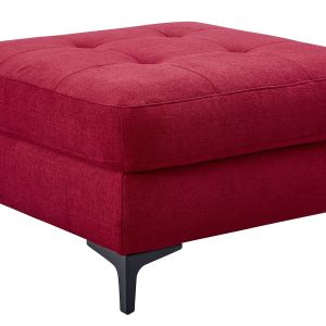Hocker EM Brügge – Stoff, Rot