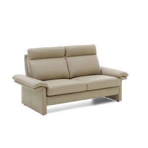 Sofa EM Dublin 2.0 – 2,5-Sitzer inkl. Armlehne verstellbar, Leder, Taupe