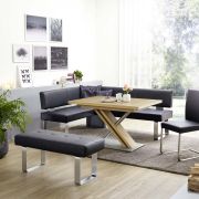 Hockerbank EM 8310 – Leder, Dunkelbraun