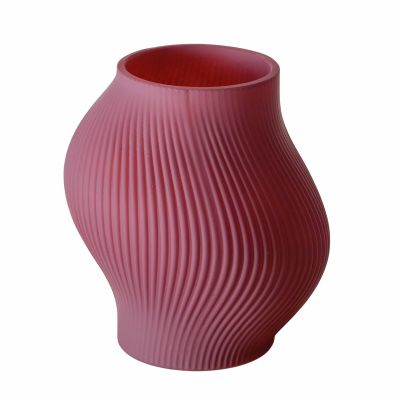 Deko-Vase – DH ca. 17×20 cm, Rot